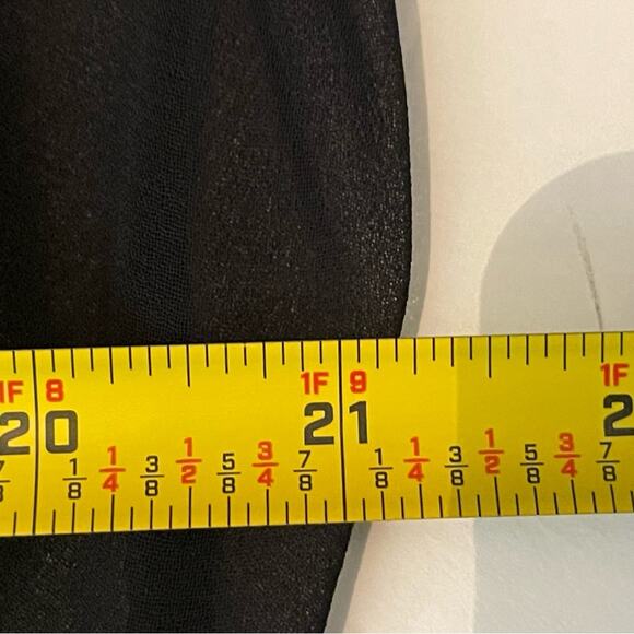 J Kara Sheer Black Beaded BalletCore Party Event Glam Midi Dress Size 8 - Picture 12 of 13